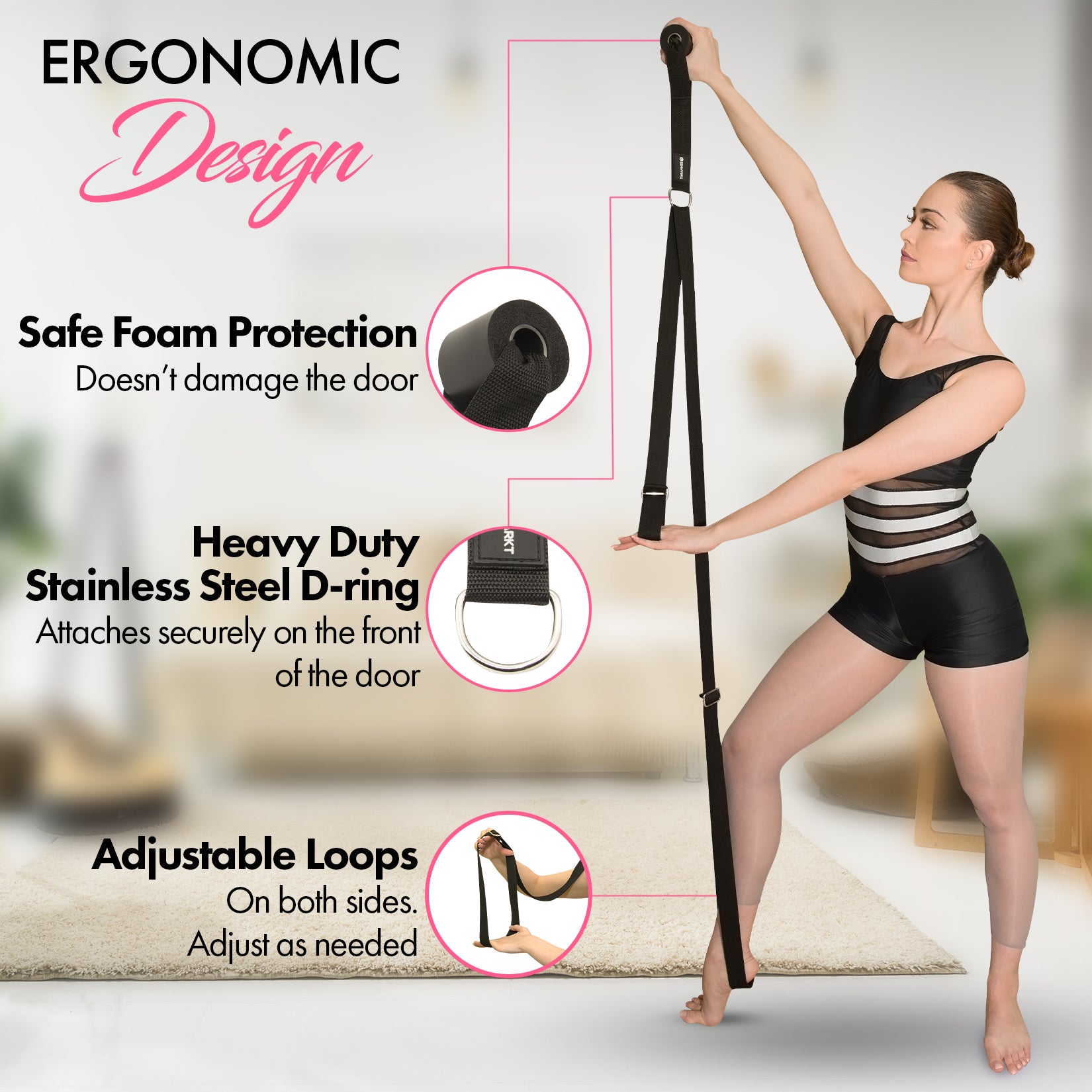  Door Leg Stretcher, Door Flexibility & Stretching Leg