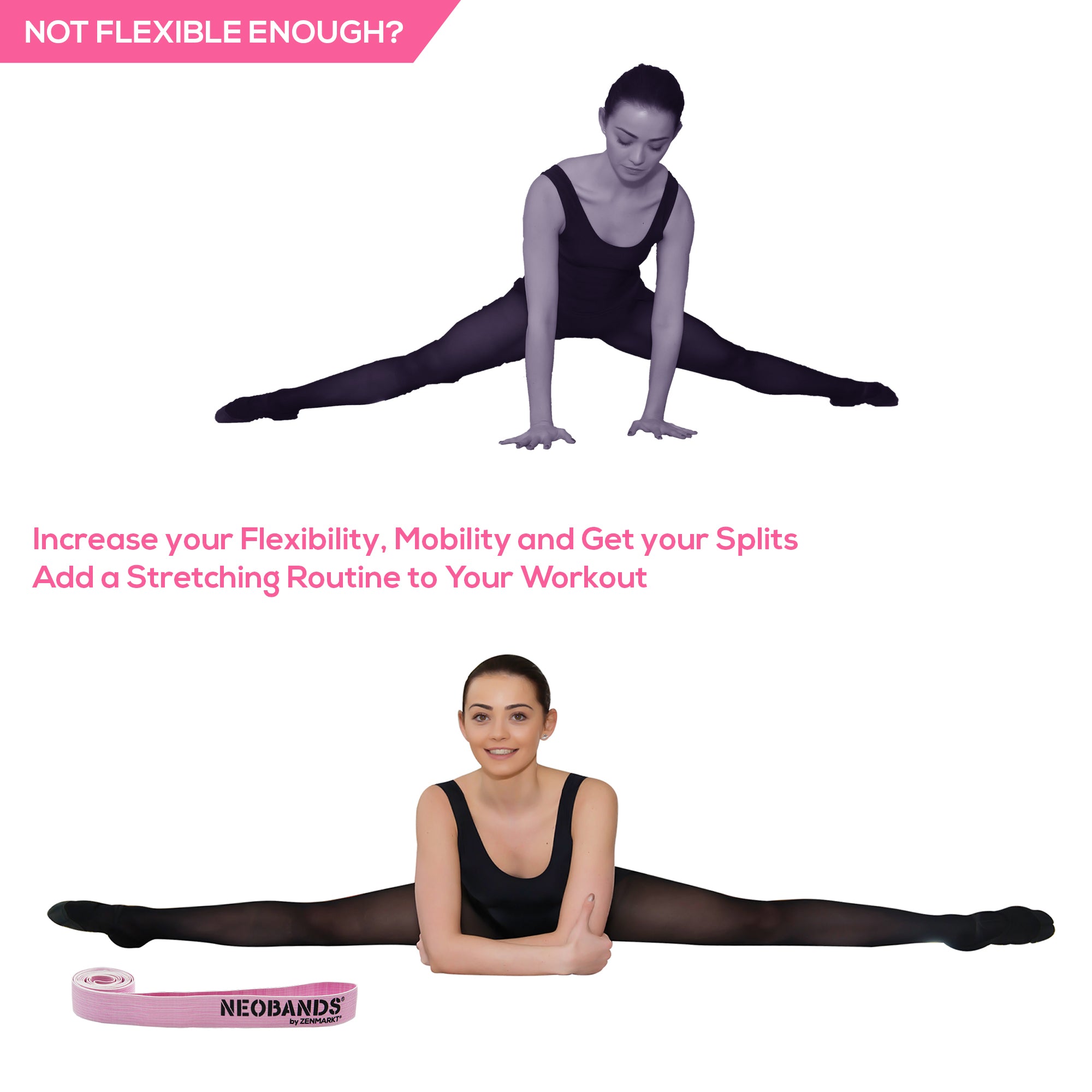 Stretch Ballet Equipment Band To Improve Leg Stretching For Home Dance AU